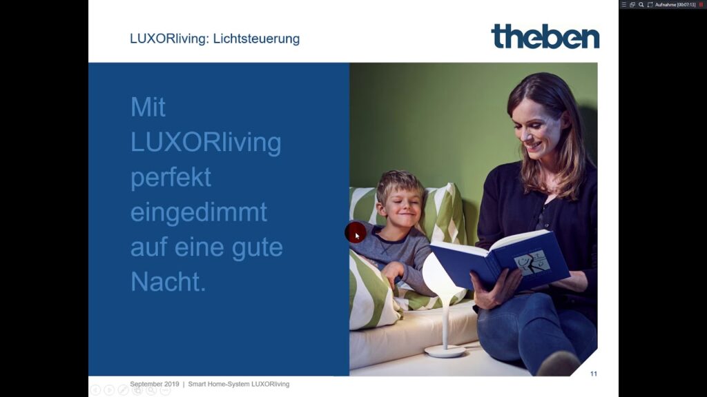 Thumbnail von Online Seminar zu LUXORliving Installation