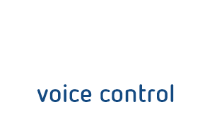 voice control Icon - blau